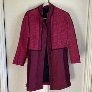 Lululemon Athletica Burgundy Cape Jacket